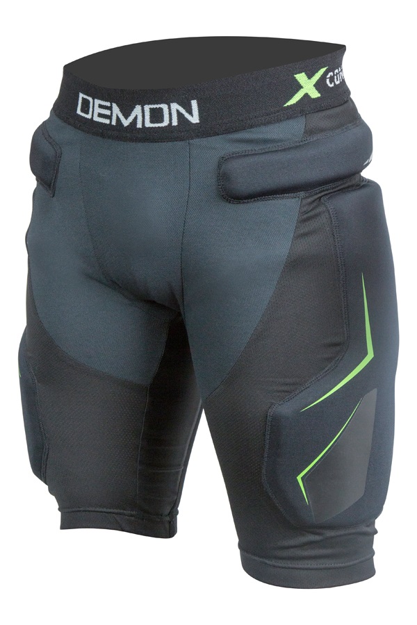 Demon X Connect XD3O Ski/Snowboard Impact Shorts, S Black
